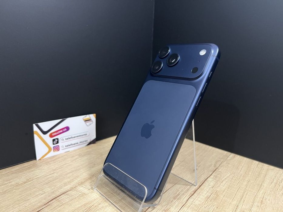 Iphone 17 Pro Max 512Gb Deep Blue E-SIM Second-Hand Ca nou 3 ani garan