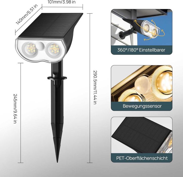 Соларна външна лампа