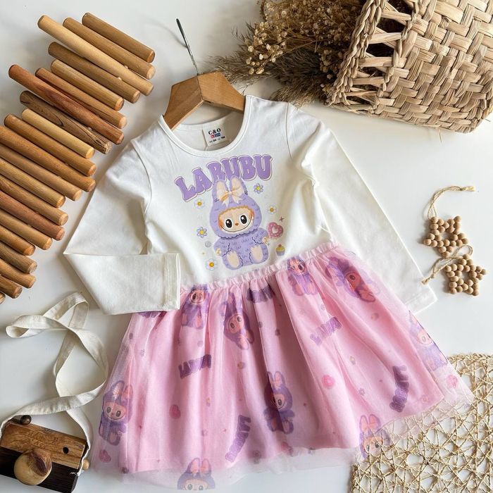 Прекрасни рокли с Елза ,Лабубу,Бърбъри