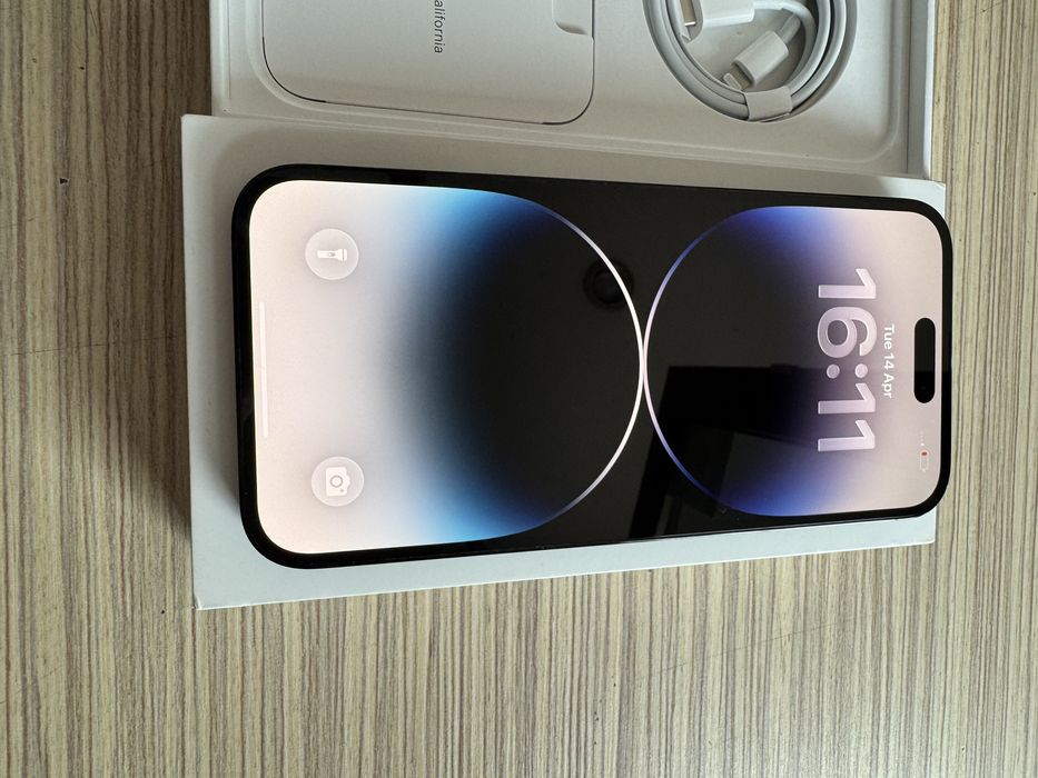 iPhone 14 Pro Max Space Black 128GB - Full box -ca Nou