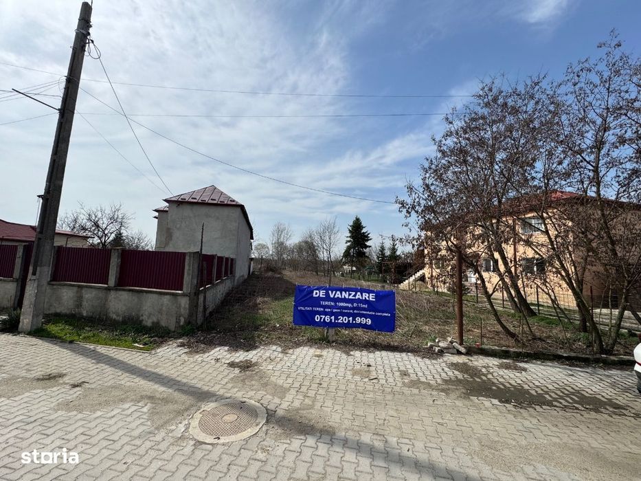 Teren pt constructie in Dragomirești 1000 mp