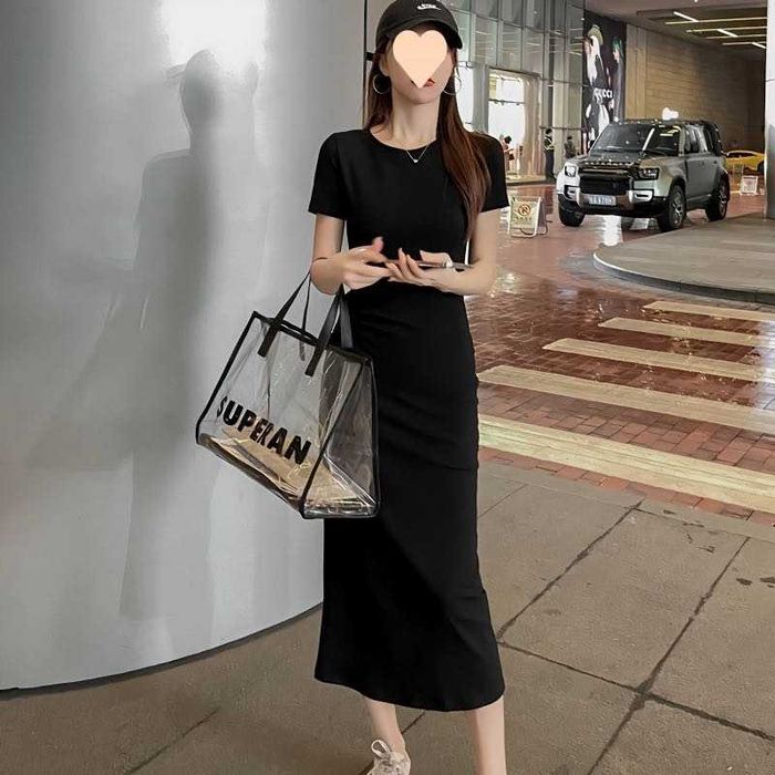 Повседневное платье черный