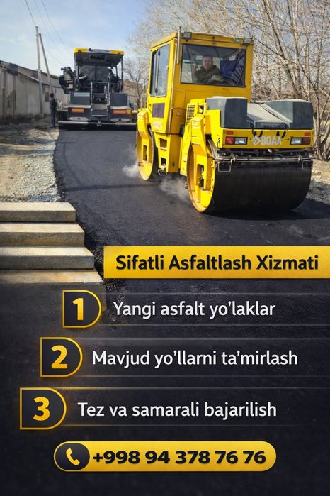 Асфальтлаш хизмати