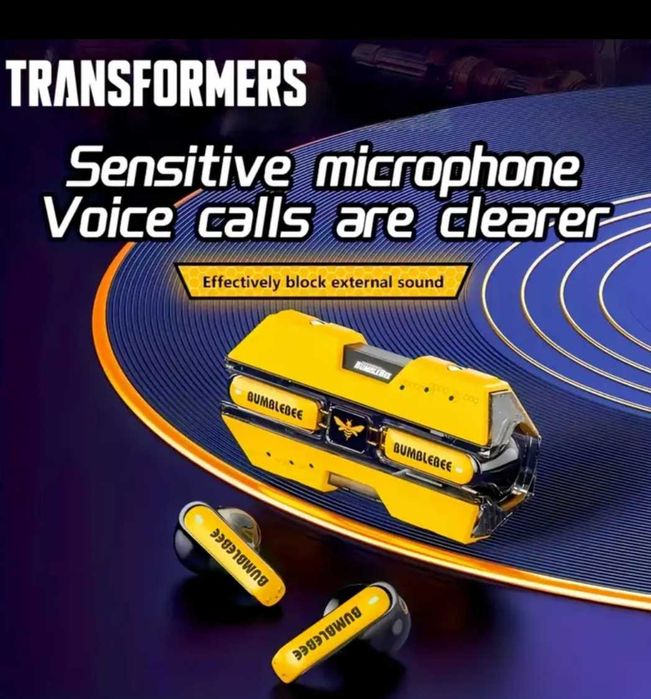 Безжични слушалки Transformers TF-T51 Bumblebee