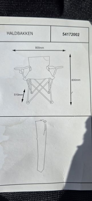 Două scaune pliabile camping pescuit