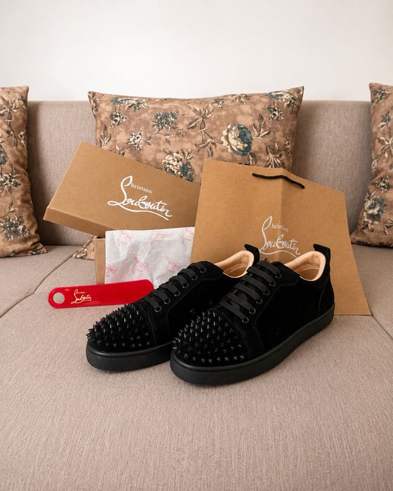 Christian Louboutin Low Spikes Black Edition