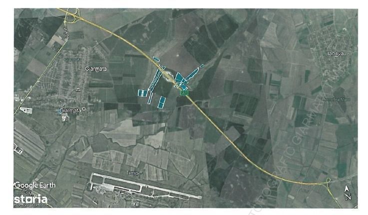 Vand parcele teren intravilan Giarmata autostrada
