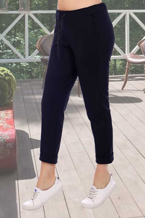 Женские брюки темно-синие
