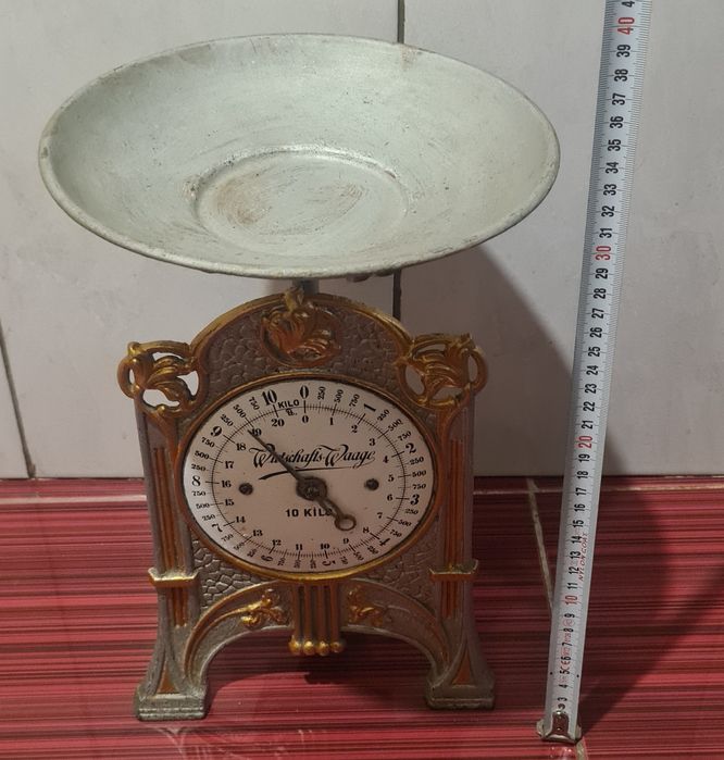 Стара Немска Кухненска Везна WirtschaftsWaage 10 KILO