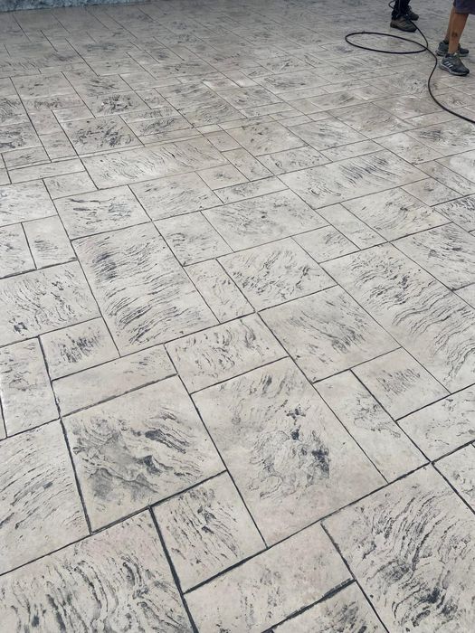 Beton amprentat si vertical