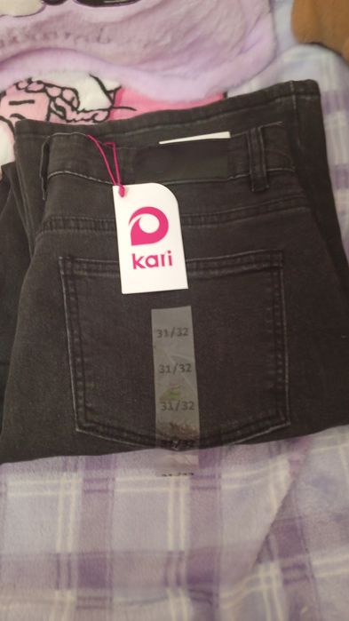 Джинсы клёш темно серые