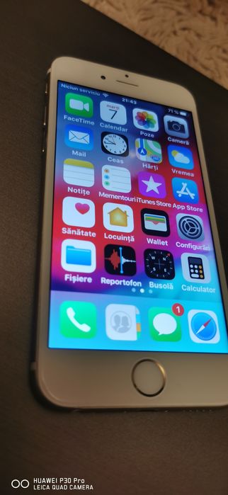 IPhone 6 de vânzare 128GB, bateria 98%, alb