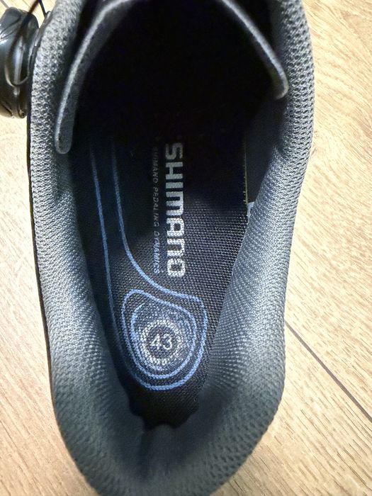 Pantofi ciclism Shimano PR5 marimea 43 talpa carbon placute. LOOK