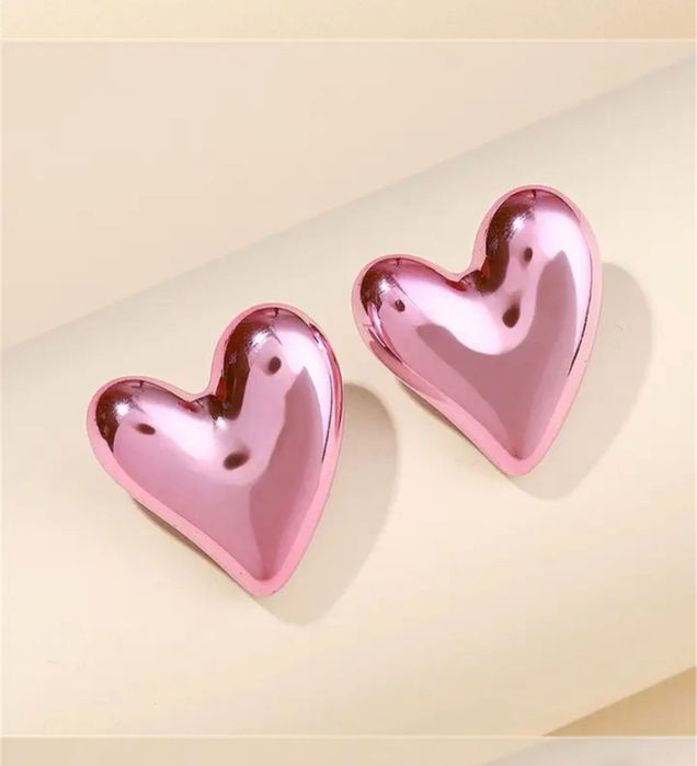 Лот обеци/обици сърца лято ‘24