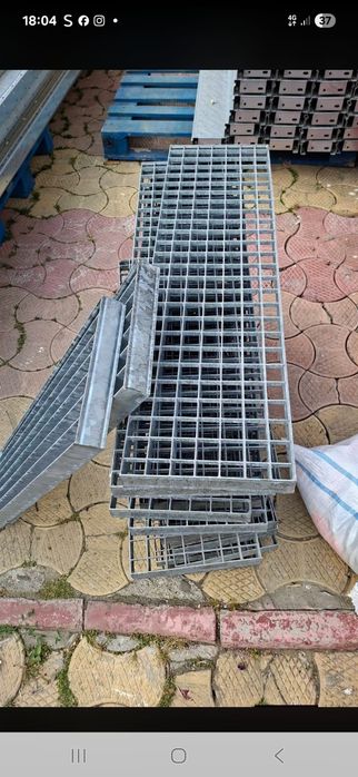 trepte zincate galvanizate