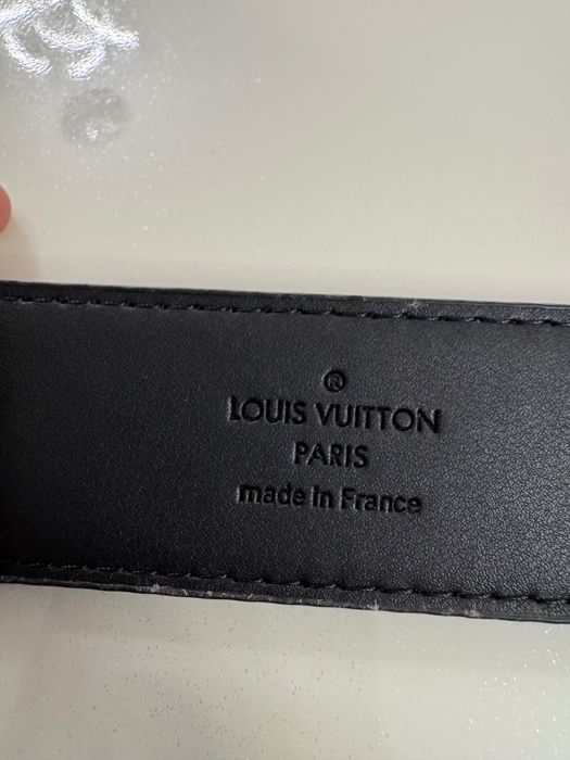 Louis Vuitton-Оригинален чисто нов мъжки кожен колан 125см