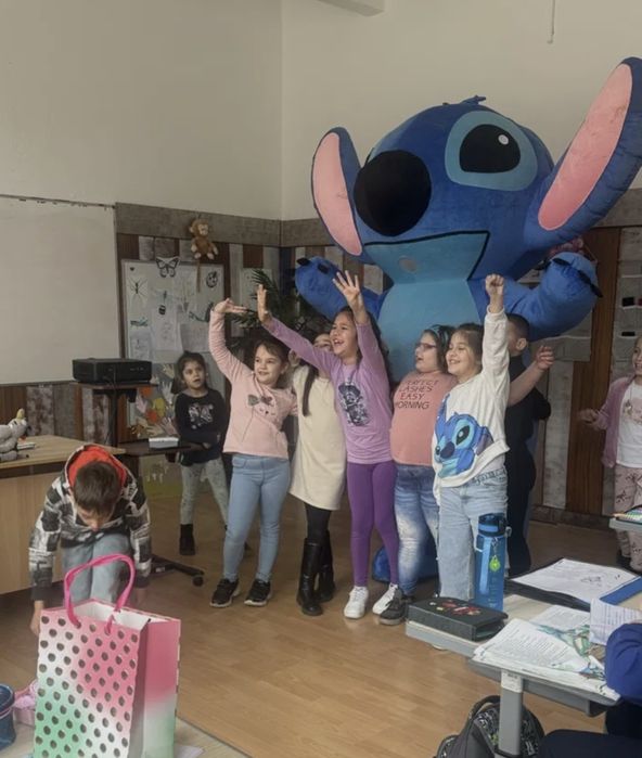 ИЗНЕНАДА! Голяма бяла мечка 2.5 м и Стич 2.5м Перфектният подарък