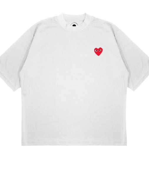 Tricou Comme Des Garcons Alb