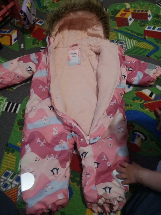 Salopeta Roz fetite imblanit