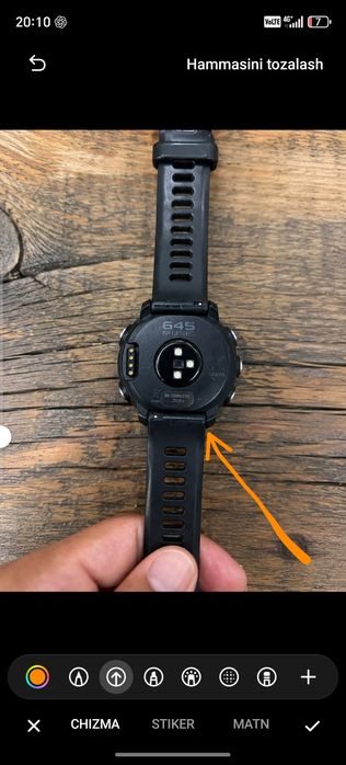 Garmin ferrorunner 645 sotiladi