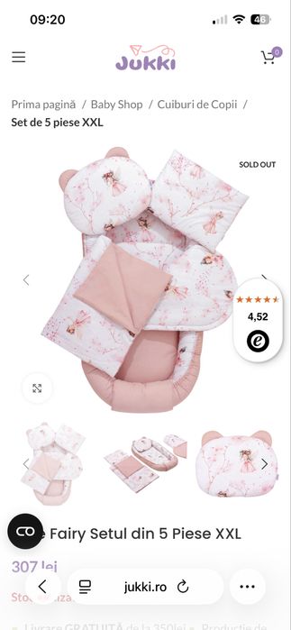 Setul din 5 piese XXL de la JUKKI