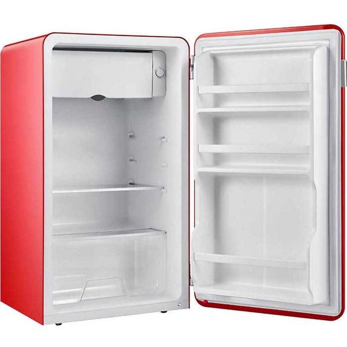 Frigider cu o usa VORTEX  93 l, H 83.5 cm, Clasa F, rosu