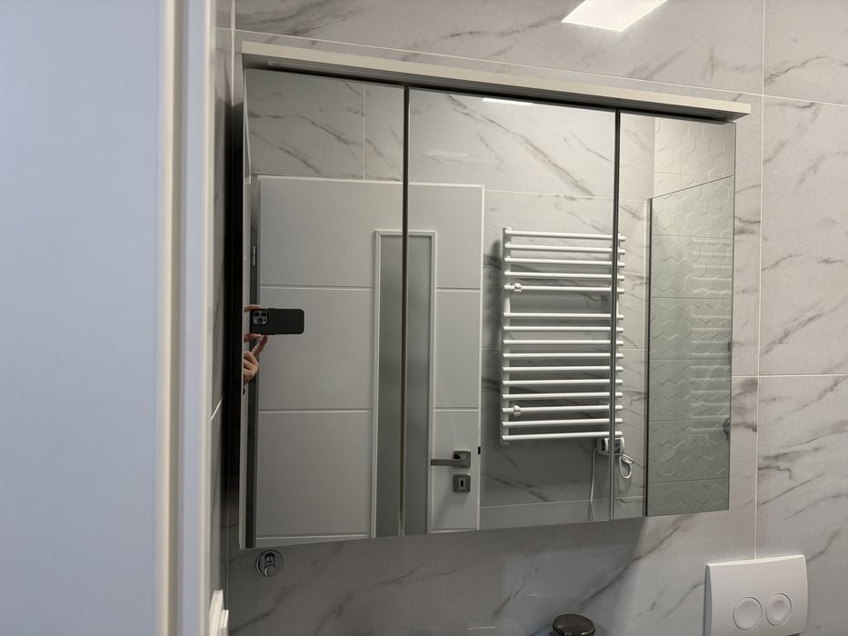 dulap pentru baie cu oglinda