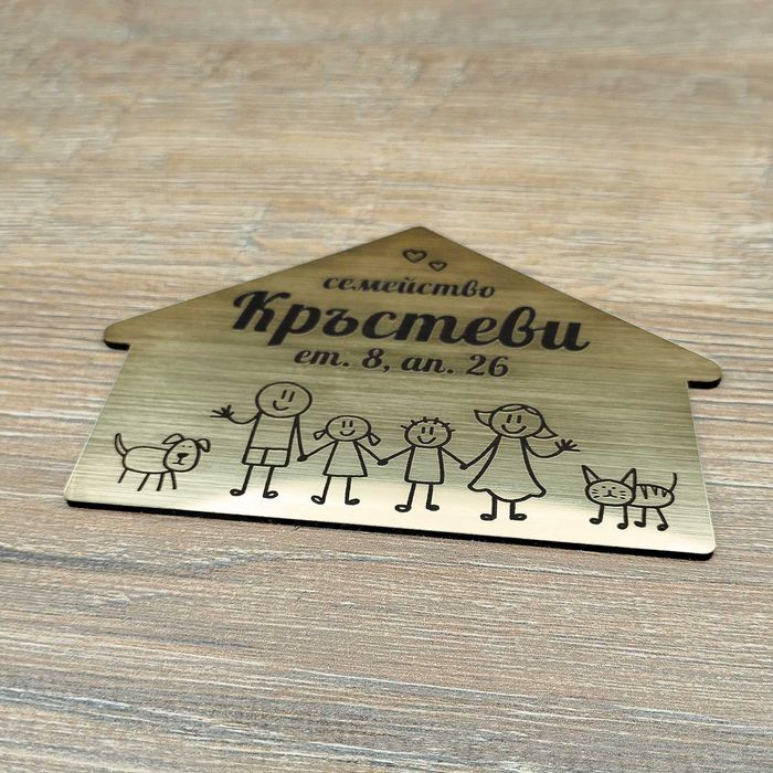 Указателни табели, табелки за врати и пощи, медальони за кучета