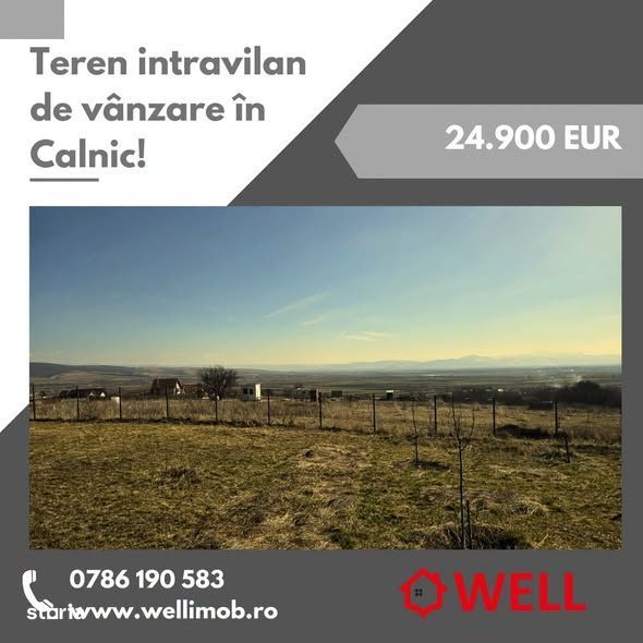 Teren intravilan de vânzare în Calnic!