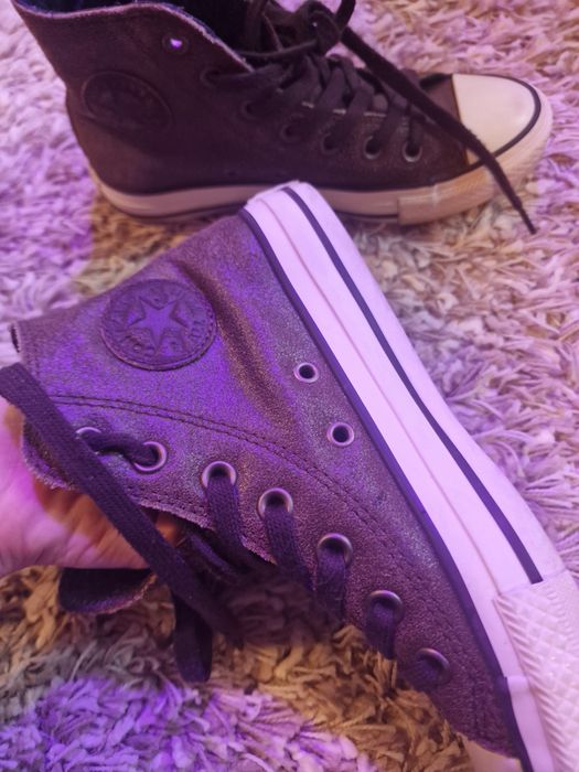 Converse piele întoarsă 36