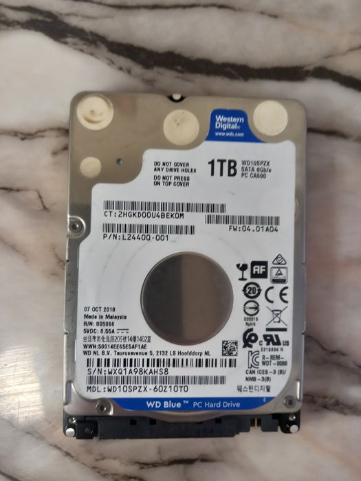 Хард диск за лаптоп WD Blue 2.5 1000GB 5400rpm 16MB SATA3