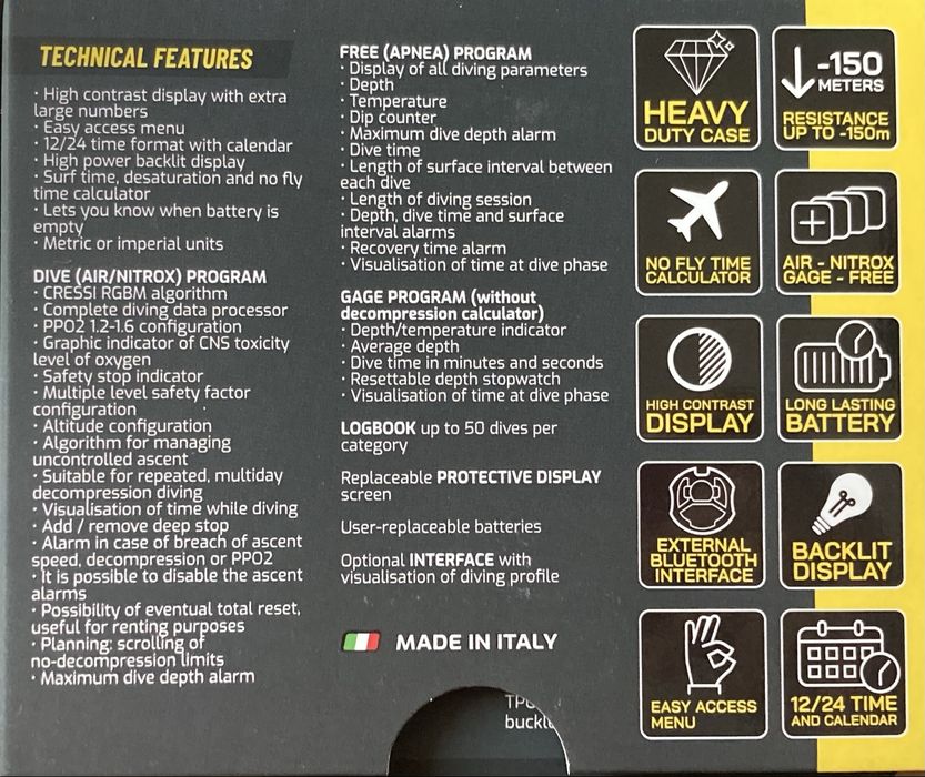 Cressi Donatello Dive Computer / Ceas Scafandri