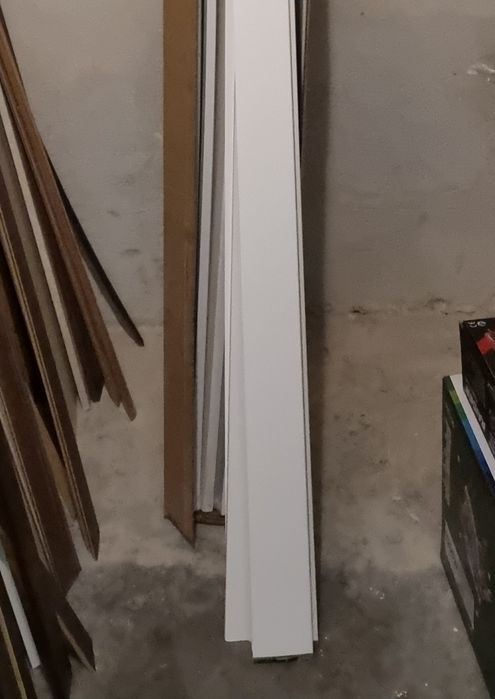 Перваз за под Espumo - бял, пвц, 8см