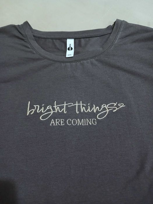 Только до 1 мая! Футболка женская с вышивкой, большой размер