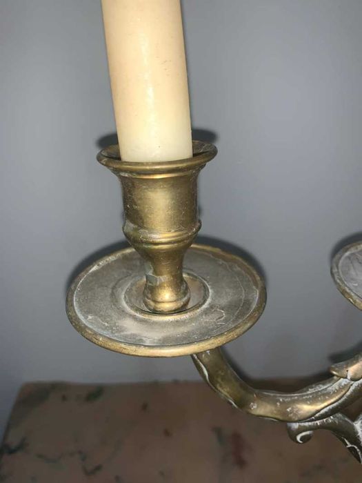 Sfejnic cu patru lumanari din bronz