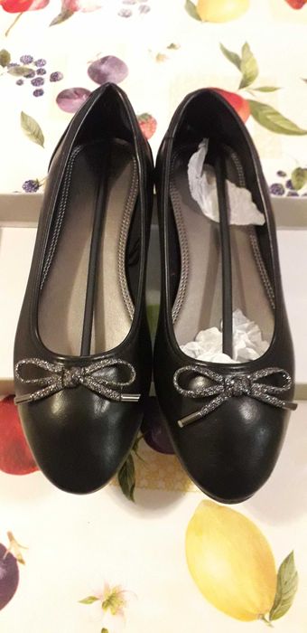 Официална черна обувка тип Балерина Jenny Fairy (CCC)