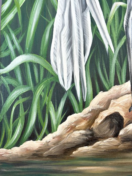 Картина на подарок «Белые аисты»