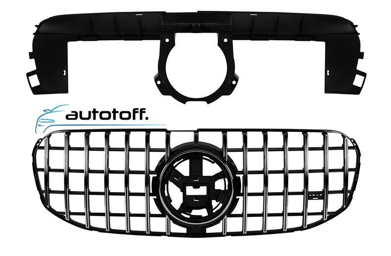 Grila centrala Mercedes GLS X167 compatibila cu GLS X167 (20-23) Crom Design