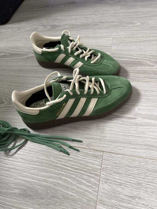adidas Originals HANDBALL SPEZIAL - Sneakers low - preloved green/cream white/crystal white