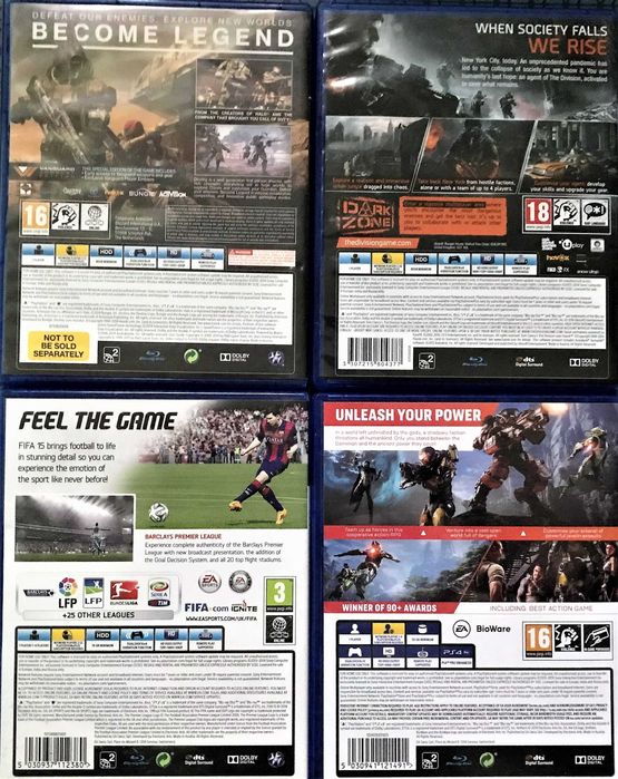 Jocuri Playstation 4, destiny, the division, fifa15, anthem, PS4 games