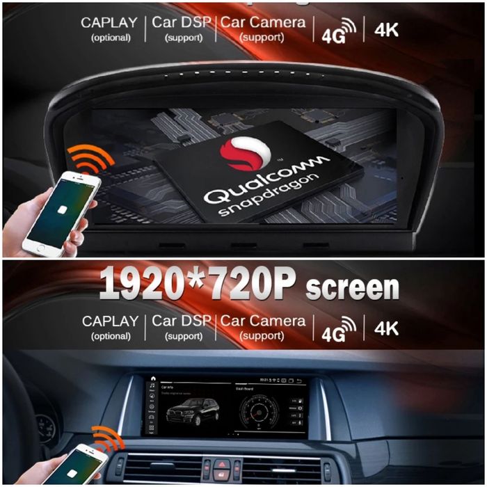 Navigatie Android  Bmw Ram  8GB+64GB,E60,E61,E90,F10,F11