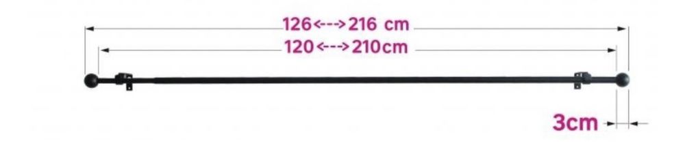 Железный карниз в стиле LOFT