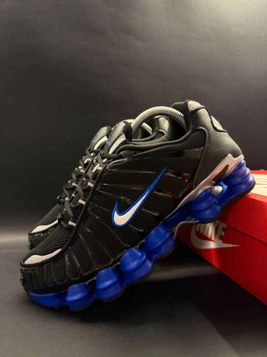 Nike Shox TL Black/Metallic Silver-Racer Blus- 41,42,43,44,45