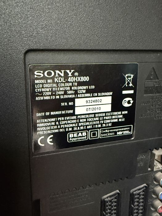 Телевизор Sony KDL-40HX800