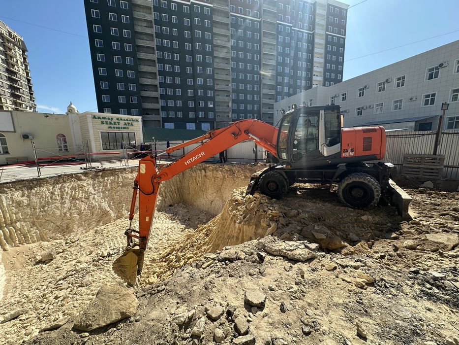 Аренда экскаватора колесный