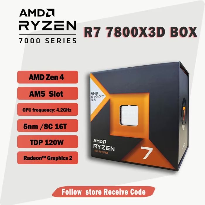 Procesor Amd Ryzen 7 7800x3D
