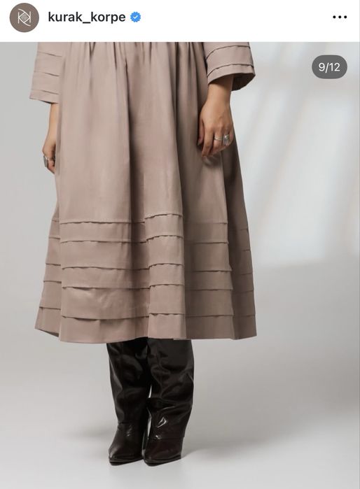 Таза мақтадан тігілген қазақи көйлек