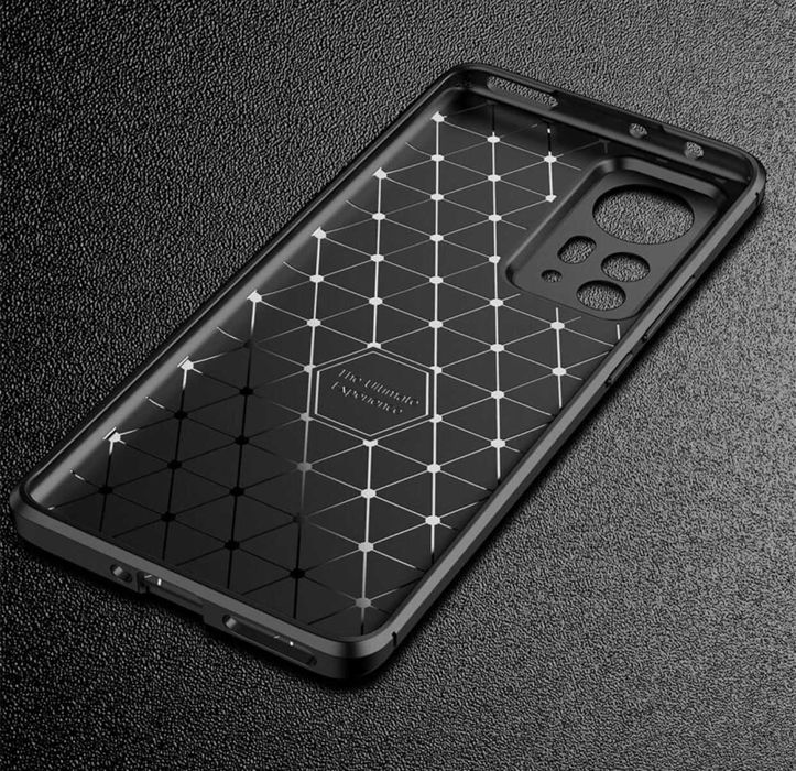 Husa Antisoc model Carbon pt Xiaomi 12 Pro 5G / Redmi Note 12 Pro 5G