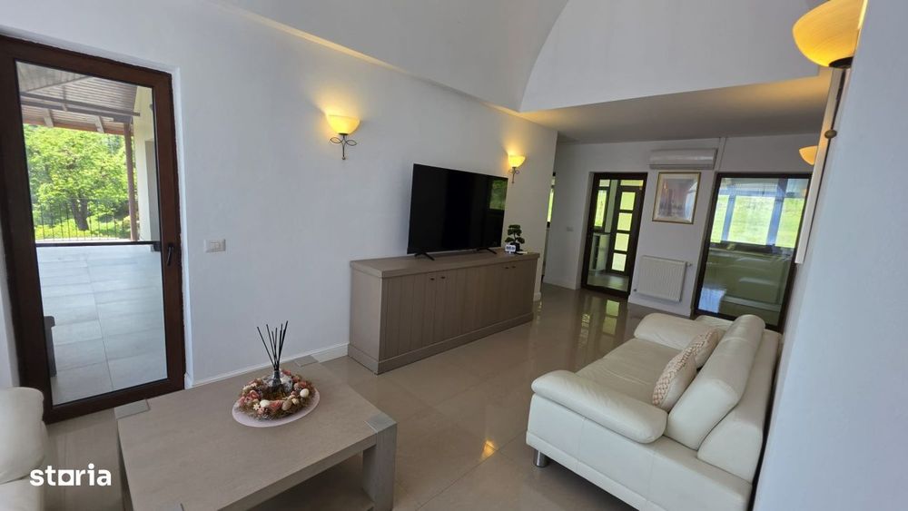 Etaj vila, 2 dormitoare, 100 mp, terasa, gradina 700 mp si 2 parcari,