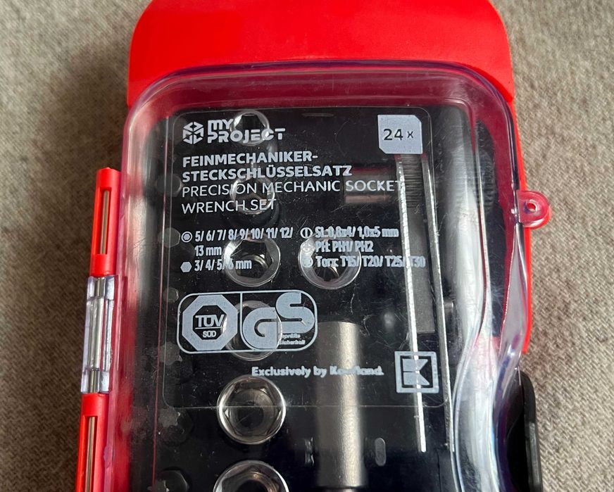 Set tubulară precizie 24 piese MyProject, nou, pentru bricolaj